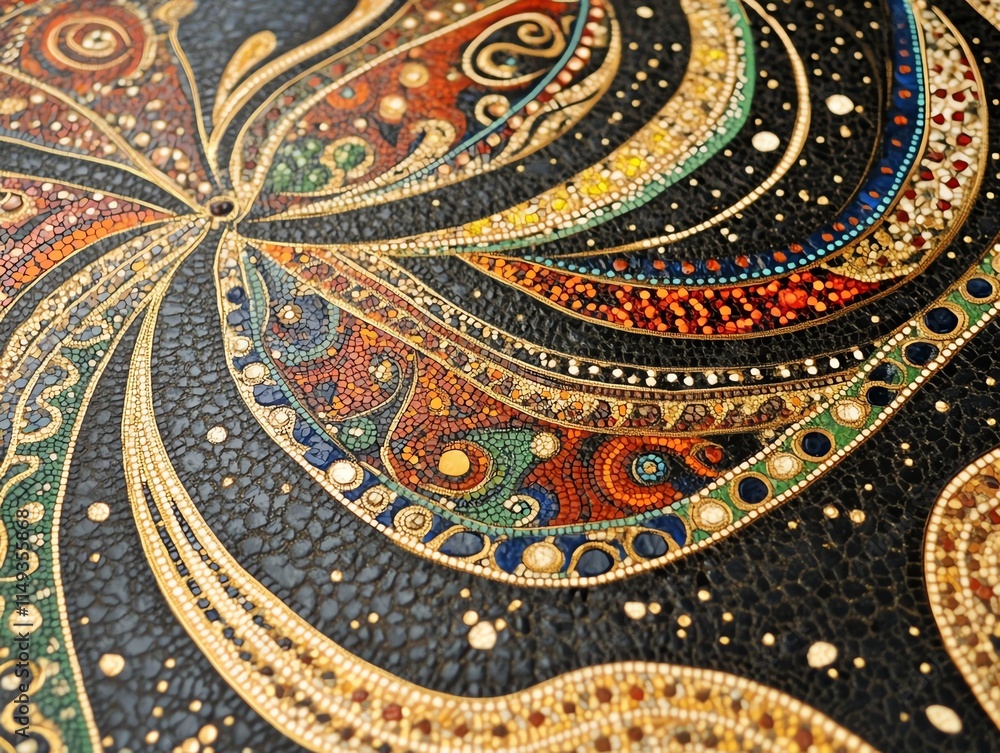 Vibrant paisley pattern with intricate details, pattern, traditional and exotic design Vibrant paisley pattern with intricate details, pattern, traditional and exotic design