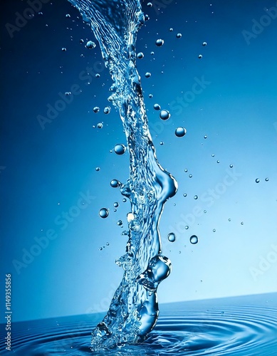 流れ落ちる水のイメージ