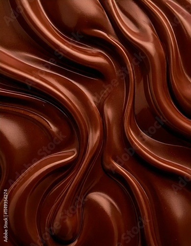溶けるチョコレートのイメージ背景