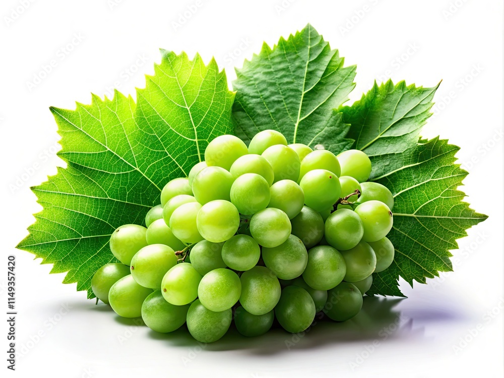High-resolution backdrop: lush grapes and leaves, ideal for fashion photography. High-resolution backdrop: lush grapes and leaves, ideal for fashion photography.
