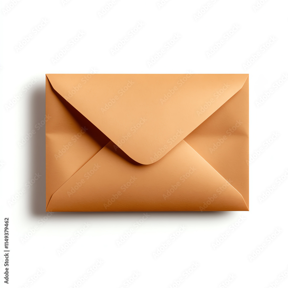 Stylish brown envelope ready for correspondence or mailing documents. Stylish brown envelope ready for correspondence or mailing documents.
