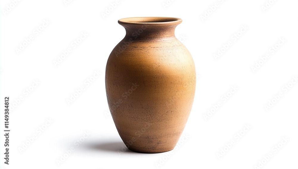 Earthenware Vase: A Study in Simple Elegance and Design Earthenware Vase: A Study in Simple Elegance and Design