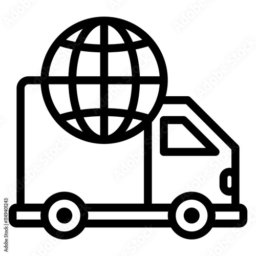 global delivery icon