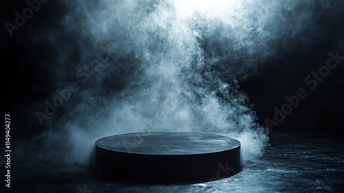 Wallpaper Mural Unlit stage with a fog effect creating an atmosphere for a performance.  Torontodigital.ca