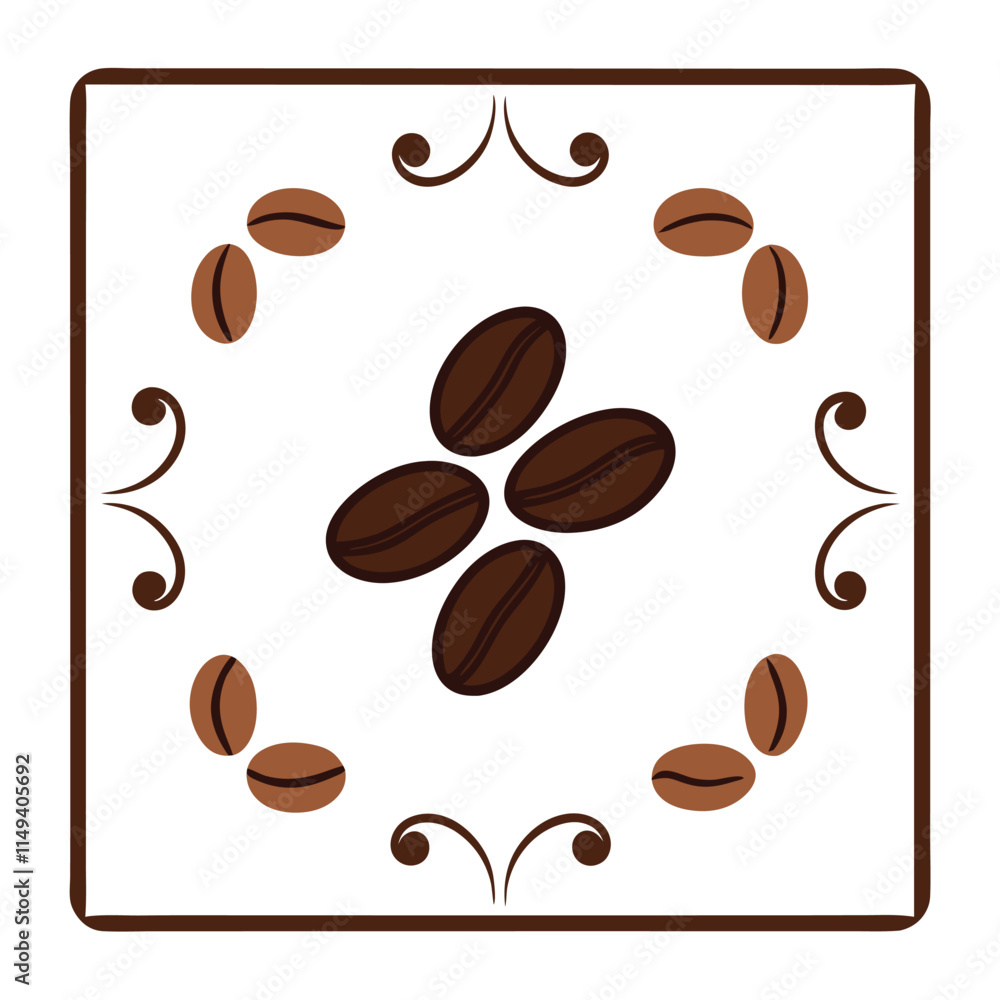 Obraz premium coffee beans background