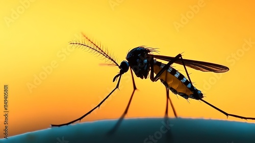 Wallpaper Mural mosquito, lush, green, foliage, life, nature, habitat, showcasing, ecology, foreground, insect, balance, environment, trees, forest, leaves, tropical, disease, sunlight, biodiversity, dengue, vector,  Torontodigital.ca