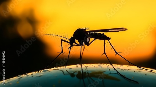 Wallpaper Mural mosquito, lush, green, foliage, life, nature, habitat, showcasing, ecology, foreground, insect, balance, environment, trees, forest, leaves, tropical, disease, sunlight, biodiversity, dengue, vector,  Torontodigital.ca