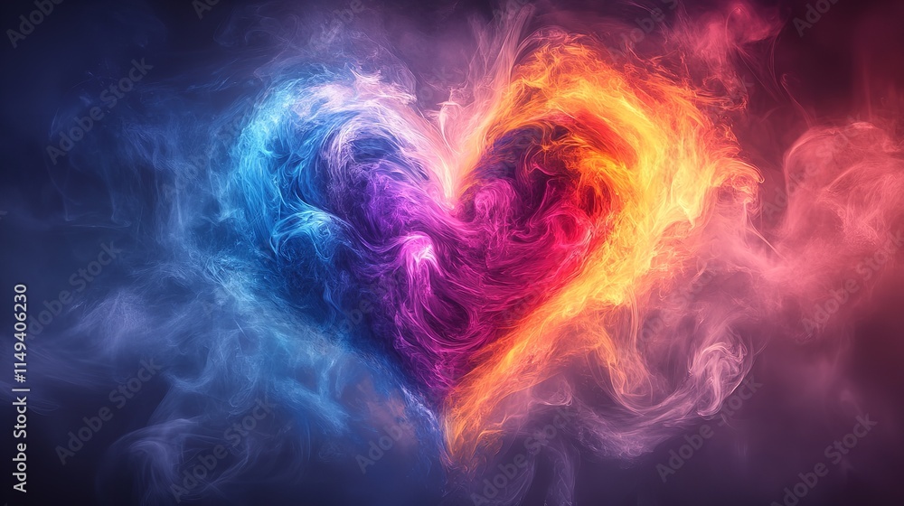 Backdrop of the heart. February 14th, Valentine's Day theme. romanticism and love. Generative Ai Backdrop of the heart. February 14th, Valentine's Day theme. romanticism and love. Generative Ai