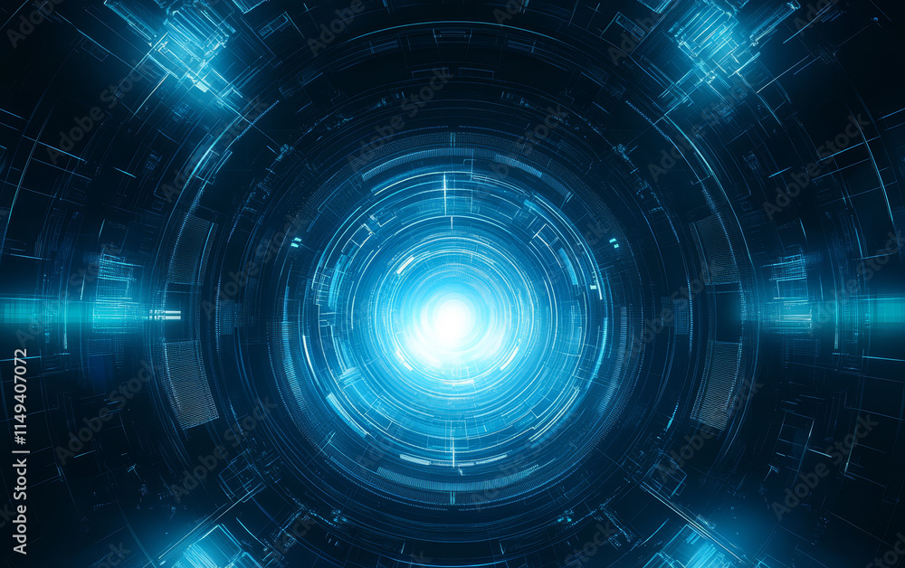 abstract blue technology background abstract blue technology background