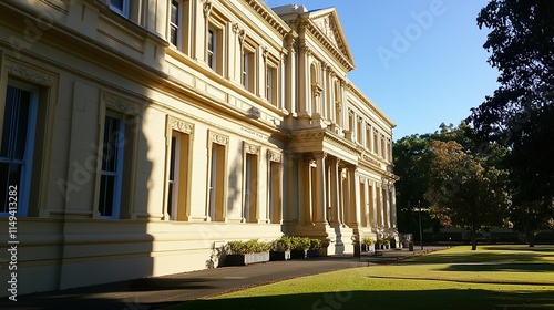 Wallpaper Mural Majestic Classical Building: Architectural Grandeur Torontodigital.ca