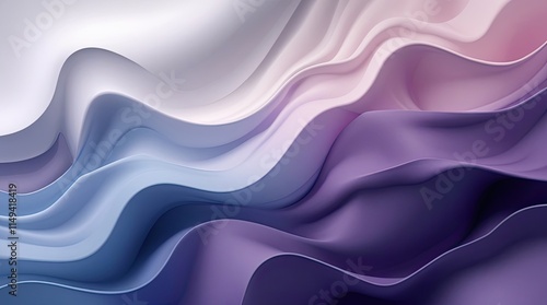 Elegant Abstract Gradient Waves in Soft Pastel Tones