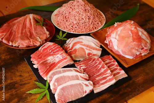 国産豚肉いろいろ