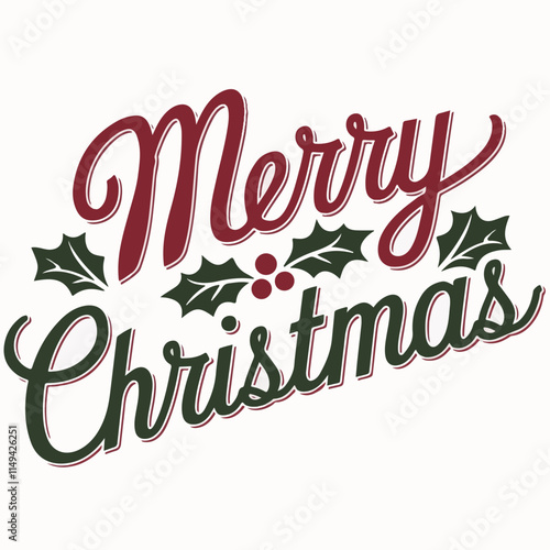 Print merry christmas