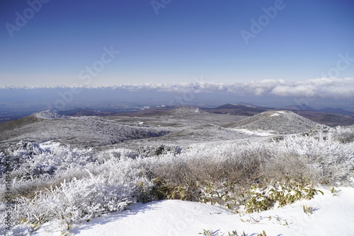 Fotografie 한라산 영실 눈꽃 설산라산 영실 눈꽃 설산