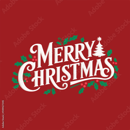 Print merry christmas