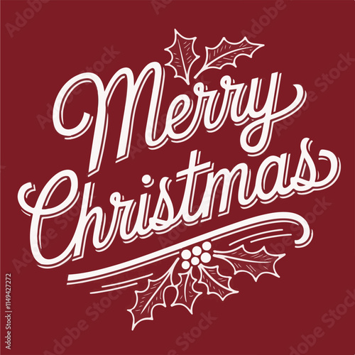 Print merry christmas