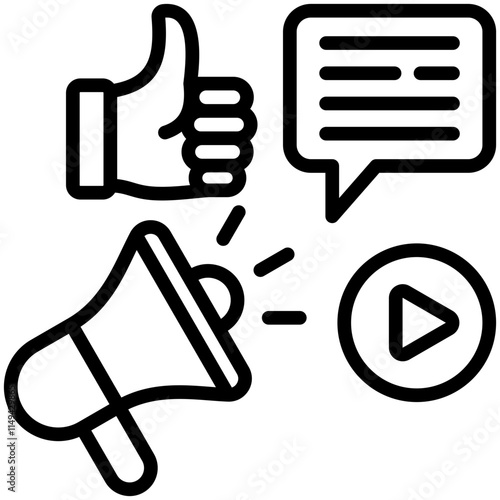 Social Media Marketing Icon