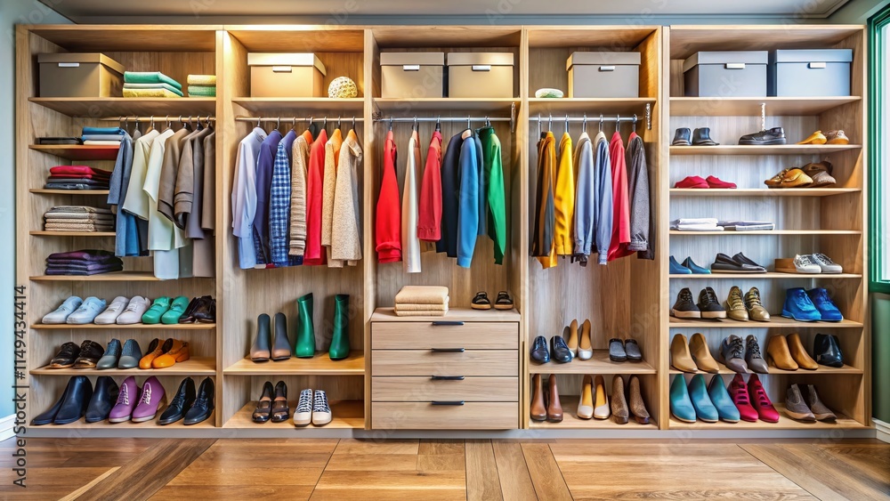 Organized Home Closet | Large Wardrobe Storage Ideas | Clothing Organization System | Efficient Space Saving Solutions for Bedroom Closet Organized Home Closet | Large Wardrobe Storage Ideas | Clothing Organization System | Efficient Space Saving Solutions for Bedroom Closet