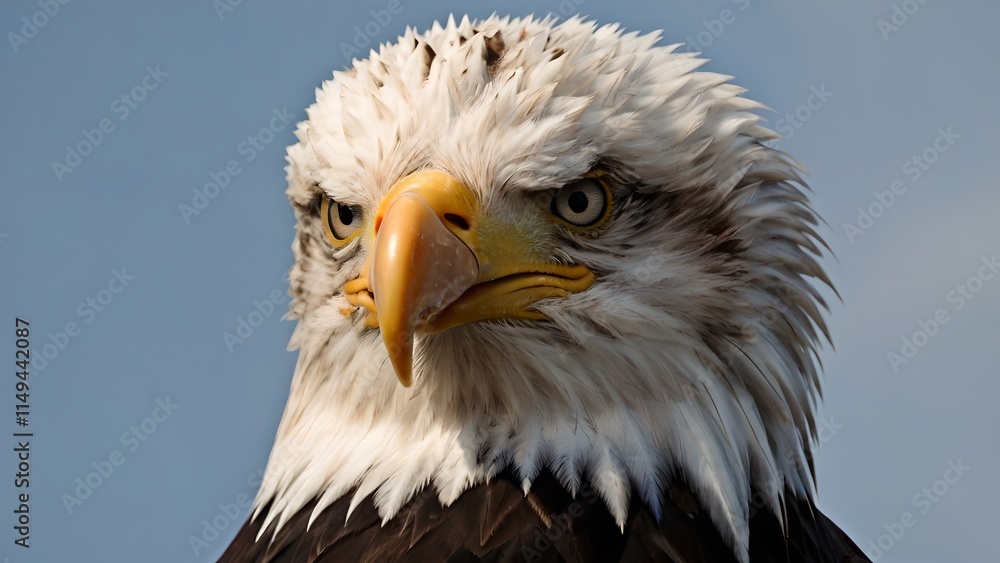 Majestic American Bald Eagle Portrait Majestic American Bald Eagle Portrait