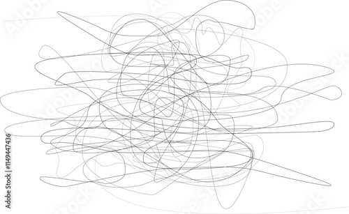 art, Grunge Random Chaotic Pen Doodle Strokes, Hand drawing scrawl sketch. Abstract scribble art, chaos doodle lines isolated, Grunge scribble overlay texture..eps
