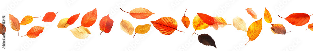 Autumn Leaves Collection Isolated on White Background Autumn Leaves Collection Isolated on White Background