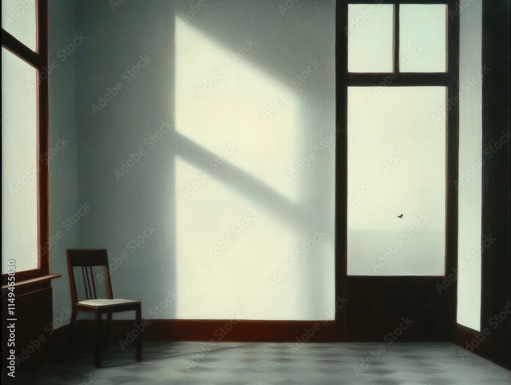 Fototapeta premium Quiet white room