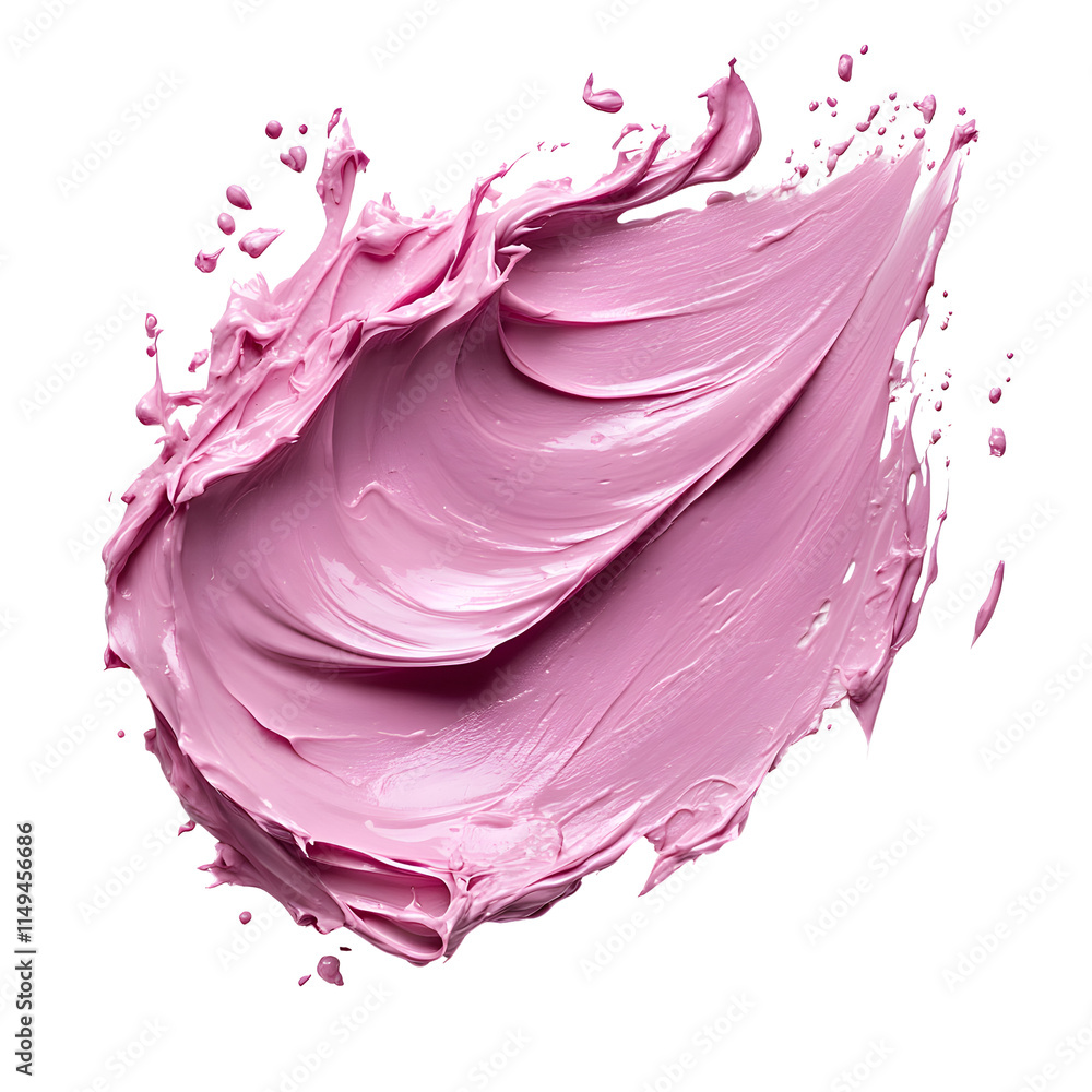 Pink Paint Swirl, Abstract Texture, Isolated on White Background, Creative, Artistic, Design Element, Background, Graphic Resource, Visual Art, Palette Knife, Fluid, Whimsical Pink Paint Swirl, Abstract Texture, Isolated on White Background, Creative, Artistic, Design Element, Background, Graphic Resource, Visual Art, Palette Knife, Fluid, Whimsical