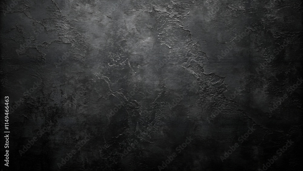 Fototapeta premium Grunge velvet solid dark black textured background