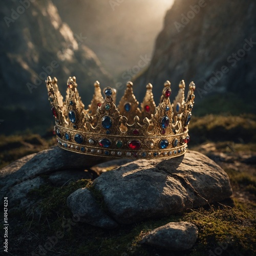 Write about a legendary crown that was said to bring peace to its kingdom.

 photo