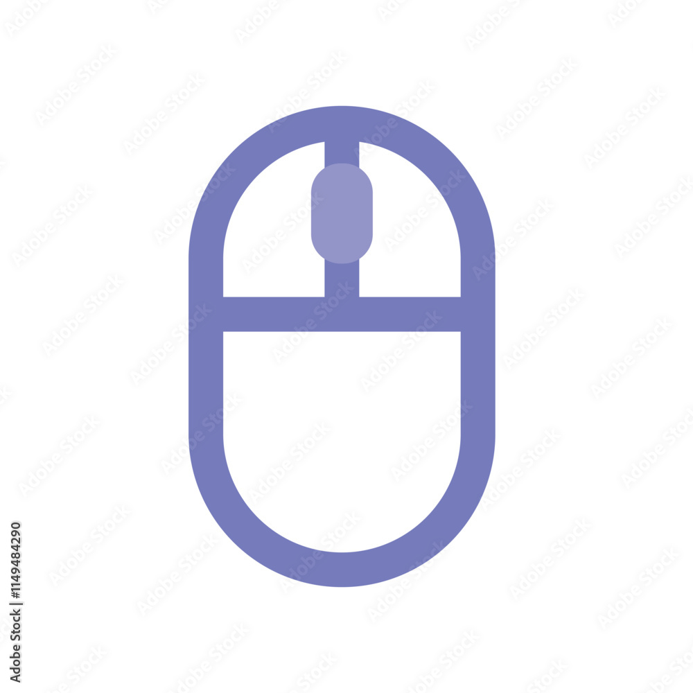 Modern Computer Mouse Icon for Digital Navigation Modern Computer Mouse Icon for Digital Navigation
