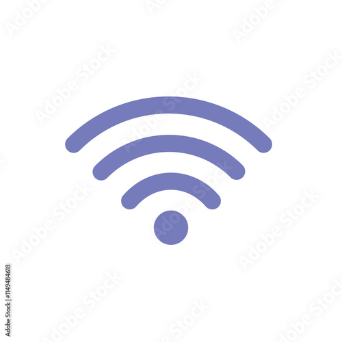 Stylish Wi-Fi Icon for Wireless Connectivity