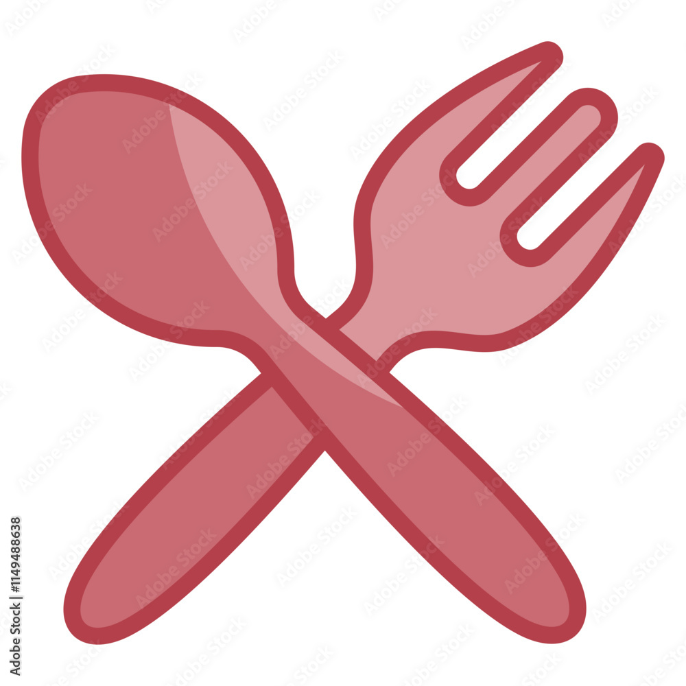 Spoon And Fork Icon Element For Design Spoon And Fork Icon Element For Design