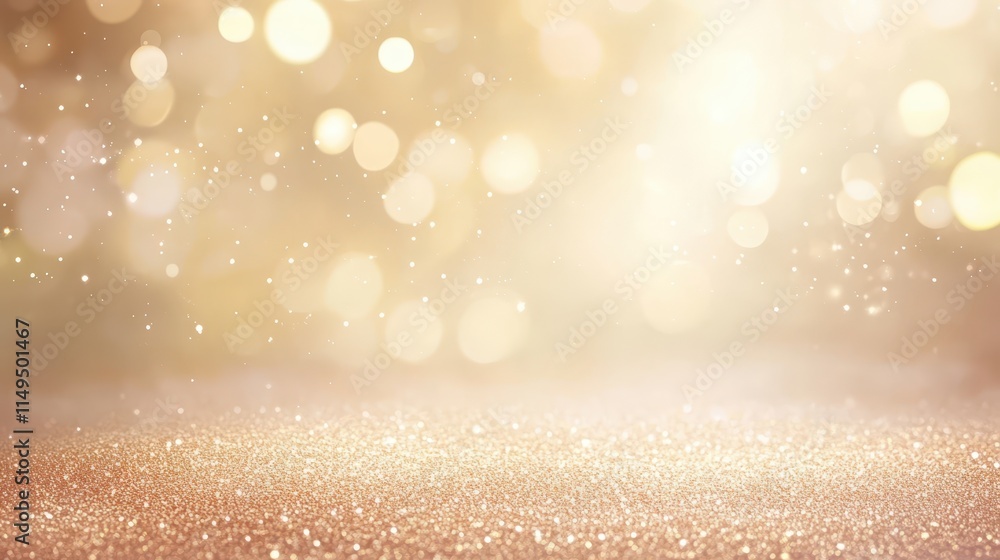 Golden glitter bokeh background, a dazzling abstract texture for festive celebrations and elegant designs Golden glitter bokeh background, a dazzling abstract texture for festive celebrations and elegant designs