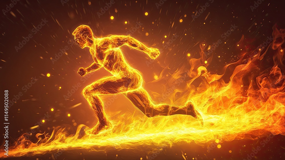 Naklejka premium Breaking Your Personal Best: Proven Methods for Improving Your Marathon Time and Performance