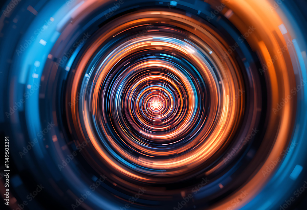 Radiant spirals with motion blur, dynamic vortex background design. Radiant spirals with motion blur, dynamic vortex background design.