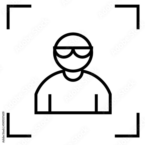 person with glasses