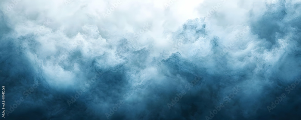 Abstract Blue Cloud Background Illustration Abstract Blue Cloud Background Illustration