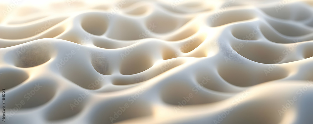 Creamy 3D Abstract Background Illustration Creamy 3D Abstract Background Illustration