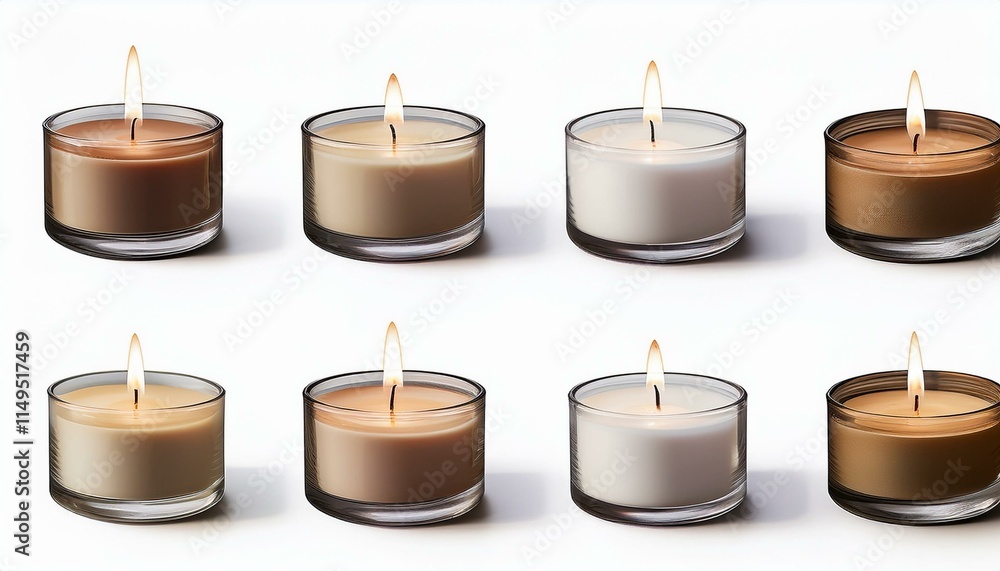 Festive Candle Collection PNG Festive Candle Collection PNG