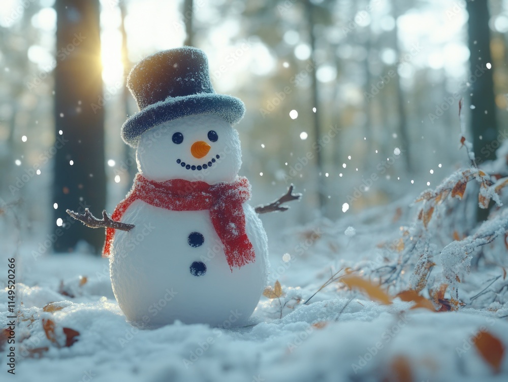 Fototapeta premium Winter Wonderland Christmas Scene
