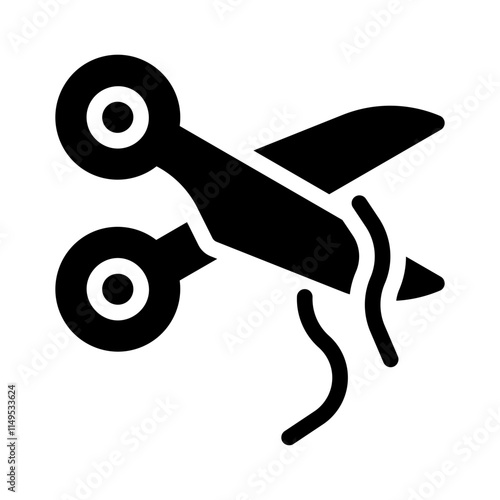 scissors glyph icon
