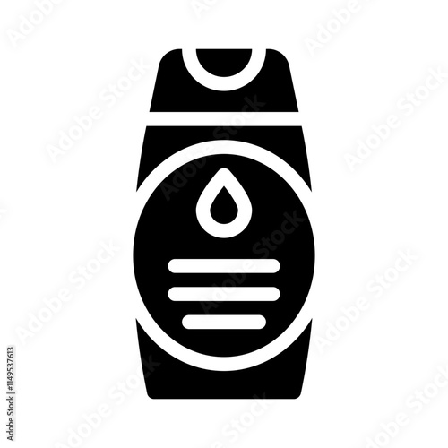 Shampoo glyph icon