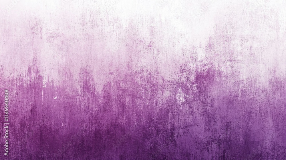 Obraz premium Purple and White Wall with Clock