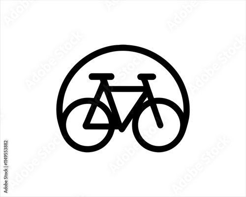 bicycle icon vector illustration