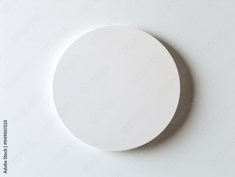 White Circular Object White Circular Object