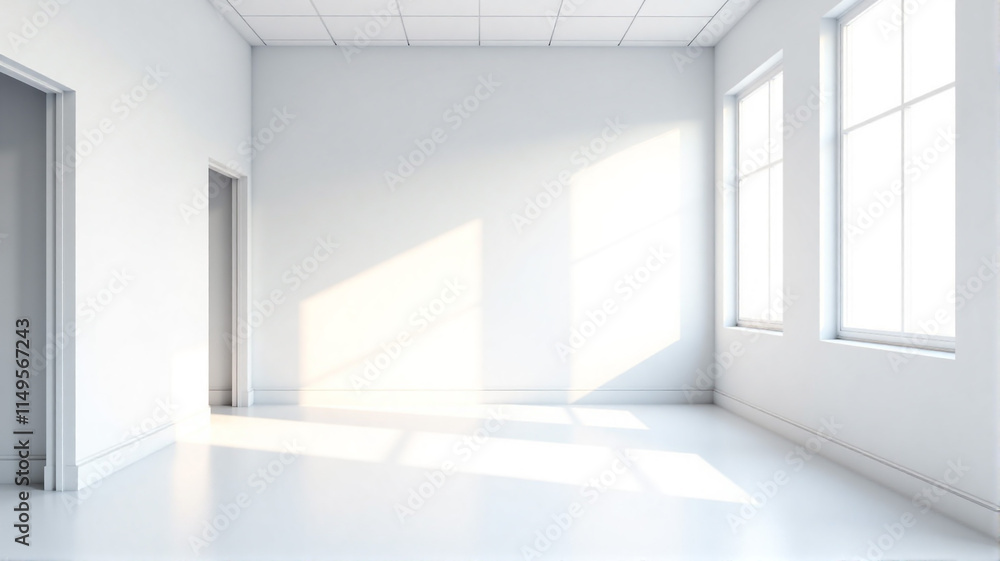 empty room with a window empty room with a window