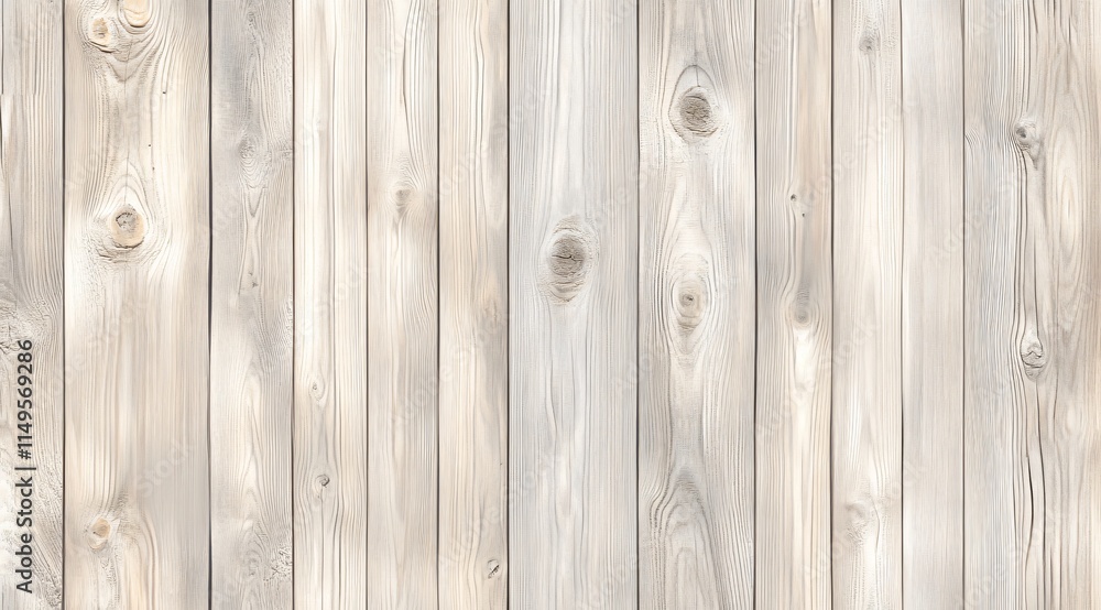 Obraz premium Light Gray Wooden Planks Background Texture Seamless