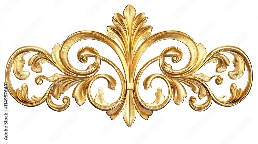 Glorious Golden Decorative Element, Luxurious Ornate Design, Elegant Accent for Premium Visual Aesthetics Glorious Golden Decorative Element, Luxurious Ornate Design, Elegant Accent for Premium Visual Aesthetics