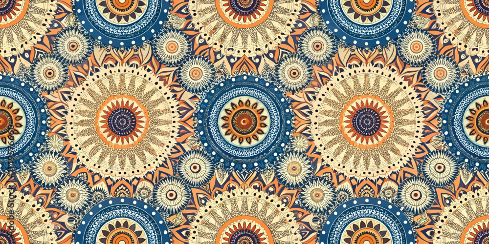 Intricate mandala patterns in warm tones and detailed designs. Intricate mandala patterns in warm tones and detailed designs.