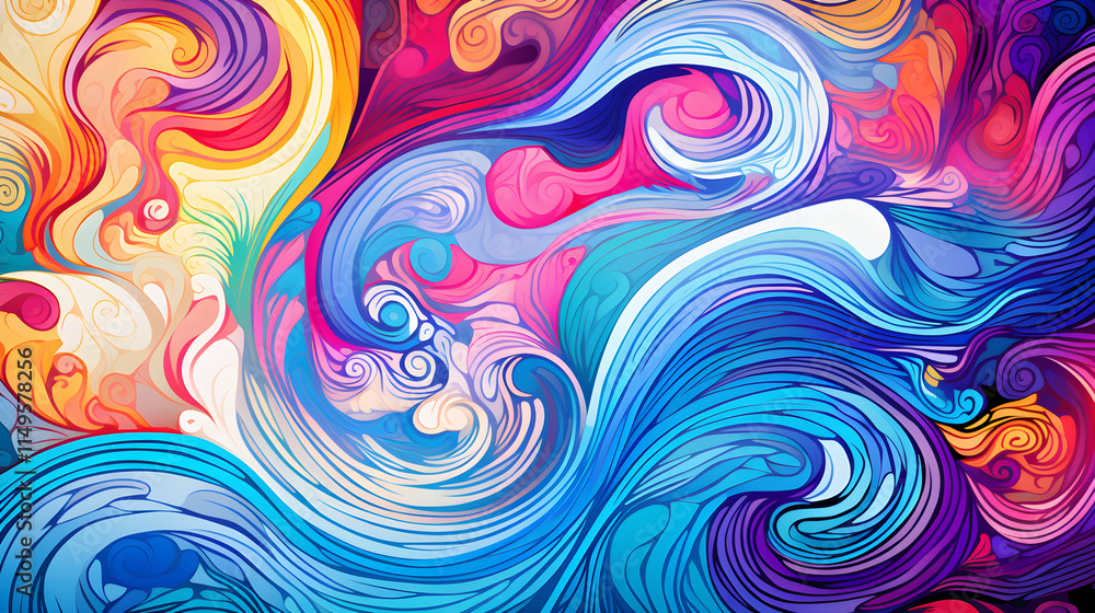 Swirling Vortex of Geometric Insanity: A Mesmerizing Kaleidoscope of Vibrant Colors and Crazy Patterns Swirling Vortex of Geometric Insanity: A Mesmerizing Kaleidoscope of Vibrant Colors and Crazy Patterns
